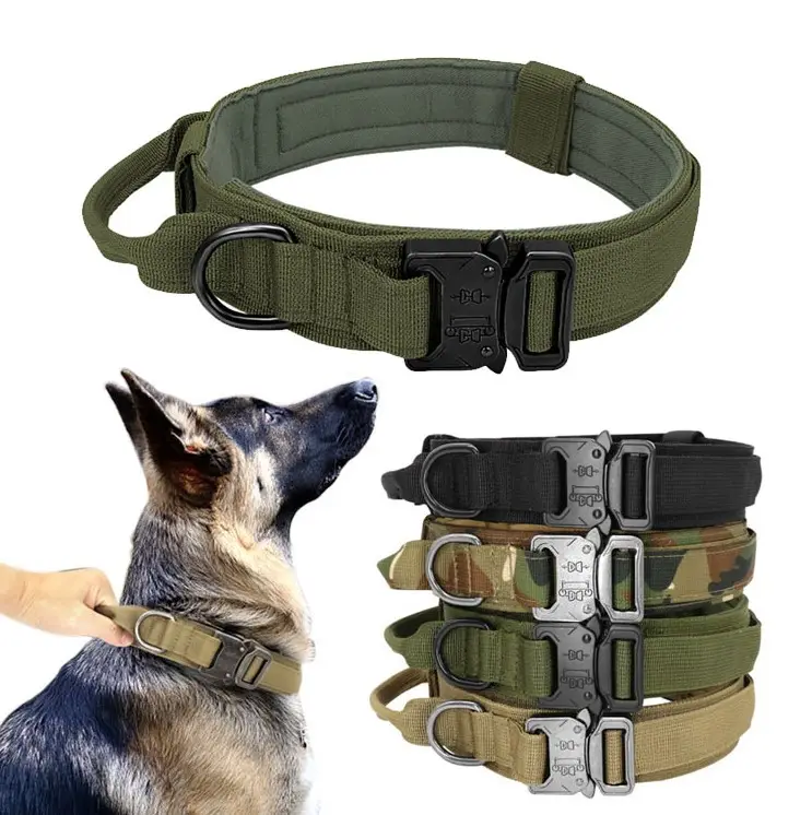 Tactical Pet Collars Nylon Luxury Pet Training Collar Dog collar