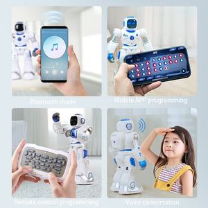 Kinderen Educatieve App Controle Voice <span class=keywords><strong>Control</strong></span> Grote Programmeerbare Interactieve Rc Robot 1088 Slimme Speelgoedrobots - Product Image 3