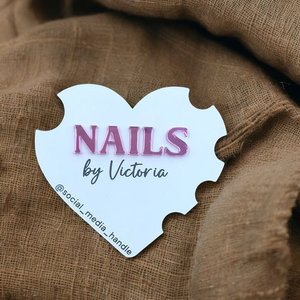 Acryl Spiegel Rond Nageltechnicus Schoonheidssalon Prop Nailfie Prop Zakelijk Teken Bedrijfslogo Nagelkunstenaar Nagel Sociale Media - Product Image 5