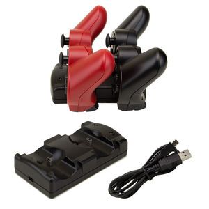 Station de charge double USB pour <span class=keywords><strong>manette</strong></span> sans fil <span class=keywords><strong>PS3</strong></span>, station de charge rapide pour console <span class=keywords><strong>PS3</strong></span>, pièces de rechange - Product Image 1