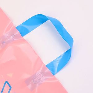 Bolsas de Plástico con Asas Troqueladas al por Mayor con Impresión de Logotipo, Bolsas de Plástico para Compras, Bolsas de Plástico LDPE para Compras - Product Image 5