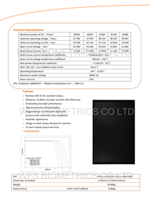 แผงโซลาร์เซลล์แบบโมโนคริสตัลไลน์ซิลิคอน 410 วัตต์ ประสิทธิภาพสูง 20.85% รับประกัน 15 ปี สำหรับระบบโซลาร์เซลล์บ้าน - Product Image 6
