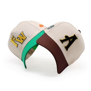 Gorras Deportivas para Hombre, Dos Tonos, Logotipo Bordado en 3D, Gorras de Béisbol de Alta Calidad, Bordado Personalizado, 5 Paneles - Product Image 5