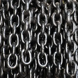 Çin fabrika ağır sınıf 80 yük bağlantı kaldırma zinciri alaşımlı çelik yük zinciri 6mm vinç zinciri