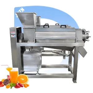 300 Kg/u Kleine Industriële 304 Roestvrijstalen Fruitschroefsap Extruder Schroefmachine