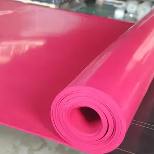 High Tear Resistant Red Pure Gum Rubber High Tear Resistant NR40 Sheet Roll