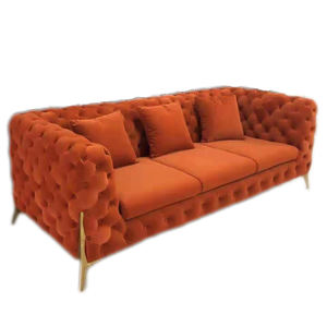 Fabrik maßge schneiderte Wohnzimmer möbel Samt Stoff <span class=keywords><strong>Sex</strong></span> Luxus moderne Designs Schnitts ofa Set - Product Image 1