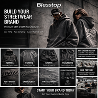 Blouson bomber kaki personnalisé pour homme BlessTop, col montant, fermeture éclair, style streetwear, broderie de patchs