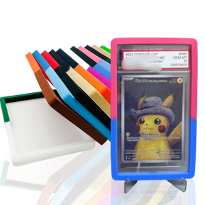 Glitter TPU beschermhoesjes voor graded card slabs, rubberen beschermhoes voor PSA BGS SGC 35PT trading card slabs - Product Image 1