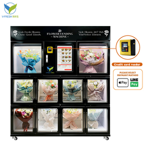 เครื่องจำหน่ายดอกไม้ VFresh แบรนด์ที่ได้รับอนุญาต ดีไซน์ทันสมัย พร้อม SDK รองรับการชำระเงินหลากหลายรูปแบบ และระบบจัดการบนคลาวด์ - Product Image 6