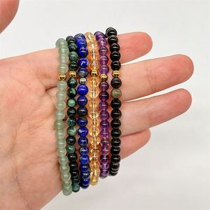 Pulsera de Piedra Natural con Cuentas de Vidrio Coloridas, Joyería de Meditación, Diseño de Moda para Mayoristas, Fabricación de Muestras Personalizadas - Product Image 1