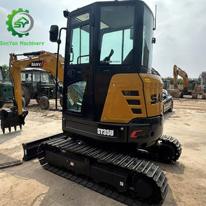 Excavatrice sur chenilles hydraulique Sany SY35U 3,5 tonnes, modèle 2022, d'occasion, avec moteur et boîte de vitesses, prix bas - Product Image 4