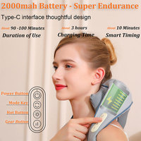 Soulagement de la douleur Contrôle cervical Chaleur Dos Masseur Smart Shiatsu Pulse Mini Produits portables Massage des épaules et du cou électrique