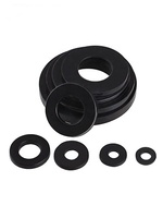 M2 M3 M4 M5-M20 rondelle plate en Nylon noir/blanc joint d'espacement d'avion en plastique joint torique pour vis