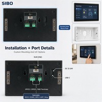 Panel Sentuh Dinding Android 15 7 Inci PoE RS485 Panel Kontrol Rumah Pintar BMS HVAC Tablet
