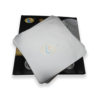 Feuilles de papier d'aluminium pour chicha de 120 mm, de qualité alimentaire, perforées, semi-rigides, découpées sur mesure, pour une distribution de chaleur optimale, usage professionnel pour chicha