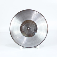 Disques vinyles argentés personnalisés 7 10 12 pouces pour la réplication et l'impression de disques
