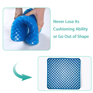 Cojines ergonómicos ortopédicos para asiento de Gel, alivio de presión mejorado, <span class=keywords><strong>Cojin</strong></span> De Gel para conductores de automóviles, silla de oficina, protección para asiento de Gel - Product Image 6