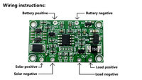 Contrôleur de lampe torche solaire jaune 3,7 V, contrôleur de lampadaire solaire 6 V/12 V, carte de circuit imprimé pour lampe solaire