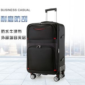 Étudiants masculins Version coréenne bagages en <span class=keywords><strong>toile</strong></span> Oxford Bulbar Box Spinner Caster à la mode pratique <span class=keywords><strong>toile</strong></span> Cipher <span class=keywords><strong>valise</strong></span> - Product Image 1