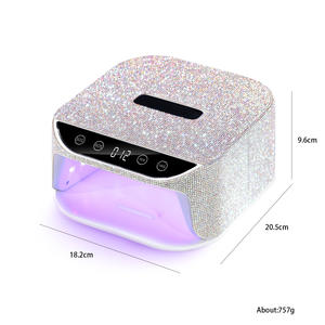 Equipo de Uñas de Nuevo Diseño, Secador de Uñas Inalámbrico de Alta Potencia de 108 W, Máquina de Manicura Profesional, Lámpara de Uñas UV LED con Diamantes de Imitación - Product Image 2