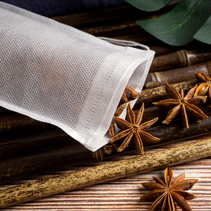 Sacos de chá biodegradáveis com fio, sacos de chá de 100, pçs/saco, descartáveis, tamanhos diferentes, selo de calor, filtro vazio, não tecidos, com corda - Product Image 3