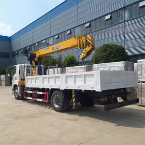 Camión Diésel <span class=keywords><strong>Isuzu</strong></span> XCM G de 12 Toneladas con Plataforma Plana y Grúa Integrada para Transporte, Nuevo y en Oferta, Suministro Directo de Fábrica - Product Image 5