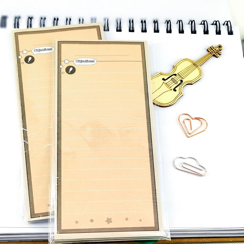 Textpad Sticker Custom Cute Animal logo Stickers Notepad Memo Pad School Supply ...