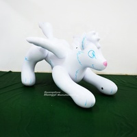 Jouet de dessin animé publicitaire SPH pour chien gonflable blanc Offre Spéciale personnalisé