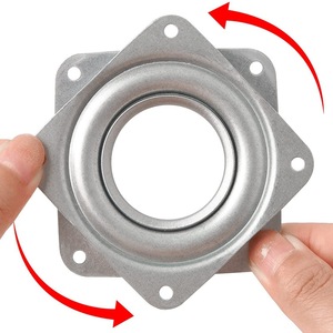 Plataforma Giratoria Cuadrada Hueca de 157 mm, Rotación de 360 Grados, Herraje de Acero al Carbono para Muebles, para Exhibidores - Product Image 2