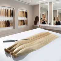 Extensions de cheveux naturels 100% humains, 0,8g 1g, à pointe I, en 53 couleurs pour coiffeurs professionnels