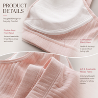 Haute qualité belle ouverture avant douce allaitement allaitement soutien-gorge absorbant maternité allaitement soutiens-gorge confortable