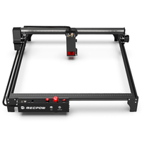 Máquina de Grabado Láser Mecpow X5 de 22 W, Área de Grabado de 600x600 mm, Punto Láser de 0.08x0.1 mm con Asistencia de Aire Automática, UE