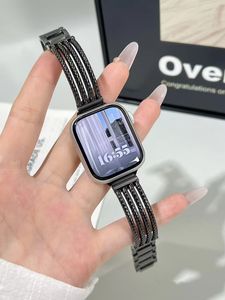 Correa de repuesto de la <span class=keywords><strong>serie</strong></span> de aleación de <span class=keywords><strong>titanio</strong></span> de moda 38/40/41/42/44/45/49mm para <span class=keywords><strong>Apple</strong></span> <span class=keywords><strong>Watch</strong></span> Band 9 8 7 <span class=keywords><strong>6</strong></span> 5 4 3 2 1 SE SE2 - Product Image 2