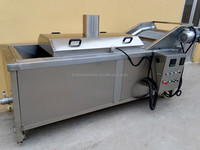 Gás fritadeira de Batata Que Faz A Fritar Batata Automática Pequena Máquina de Fabricação De Chips De Batata