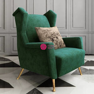 Yicheng Beauty Design antique moderne salon dossier haut en bois massif fauteuil d'appoint de loisirs chaise de canapé à prix bon marché - Product Image 3