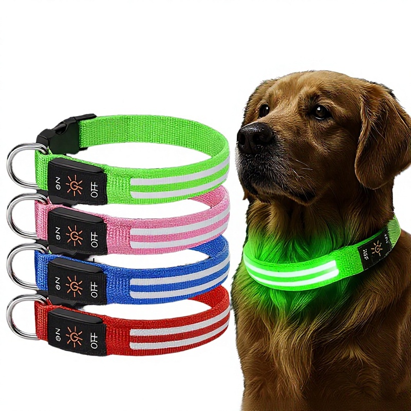 New Durable Solid Pet Led Dog