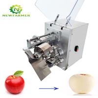 Nieuwe stijl commerciële elektrische appel schiller, ontpitter en snijmachine, ook geschikt voor peren.
