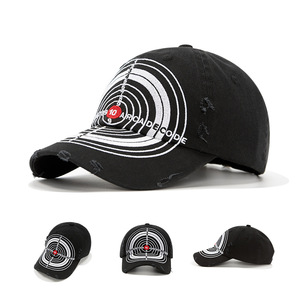 2025 moda Unisex Bull' s-eye bordado Hiphop Street algodón desgastado Camo <span class=keywords><strong>gorra</strong></span> <span class=keywords><strong>de</strong></span> béisbol - Product Image 2