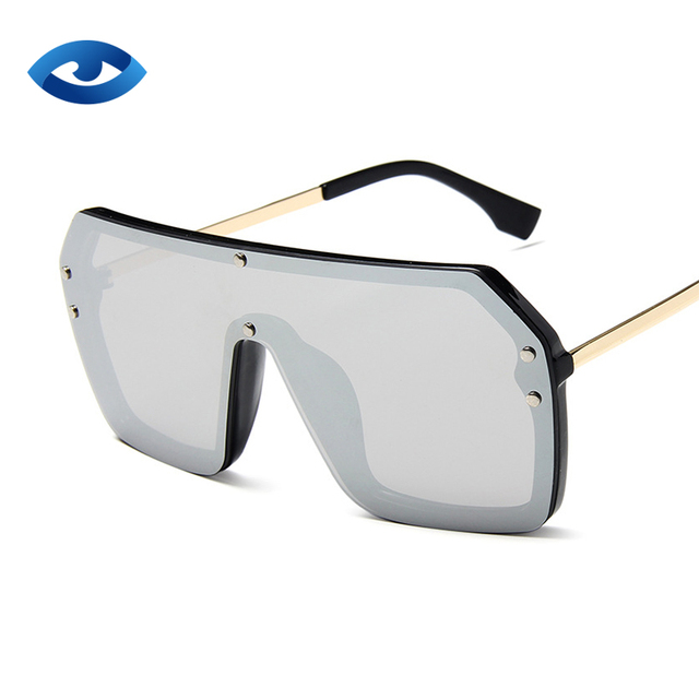 Hot Sell Oversized Gray Paint Lens Uv400 Black Acetate Sunglasses High Quality Luxury Fashion Sunglasses