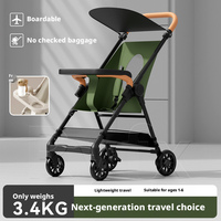 poussette portable, poussette légère, poussette de voyage pliable pour enfants