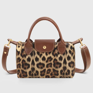 Sac à bandoulière pour femme de luxe de haute qualité à imprimé léopard, en cuir PU de haute qualité, personnalisable pour les sacs à main féminins - Product Image 2