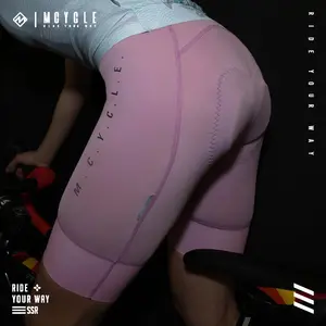 Pantalones cortos de ciclismo personalizados para mujer, jersey de ciclismo profesional