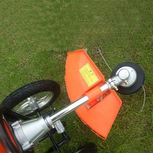 43cc Grass Cutter Gasoline Hand-Push <b>Cultivator</b> with Wheels for Garden Soil Cultivation and Land Preparation - Product Image 3