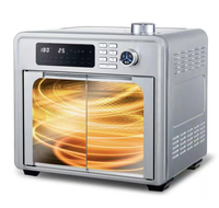 Four à micro-ondes intelligent en acier inoxydable 15L 24L 25L 30L 28L avec friteuse à air, grille-pain électrique et rôtissoire numérique