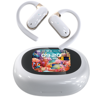 A16 Pro Oreillettes Ouvertes Ultra Confort Sans Fil BT 5.4 Casque Over Ear Écouteurs Écran Tactile Intelligent EarHooks Ear-hook