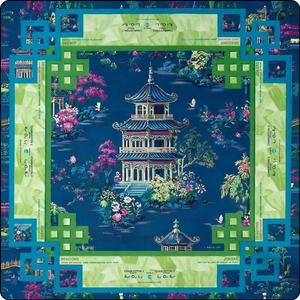 Mantel de Mahjong Patriótico de Lujo Moderno para el Día de la Independencia, Azul y Blanco, Estilo Delft, Tapete Cuadrado para Juego, Patrón de Bandera de EE. UU., Portátil - Product Image 6