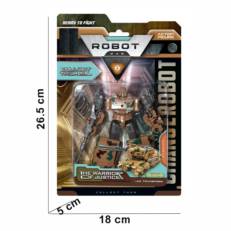 Transform-Roboter-Spielzeug 'Heavy Load' – 8-in-1 Verformbare Actionfigur Für Kinder & Erwachsene Ab 12