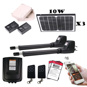 आधुनिक विला डिजाइन इलेक्ट्रिक गेट खोलने वाली फैक्टरी कीमत रिमोट कंट्रोल स्विंग डोर ओपन मशीन 400 किलो क्षमता प्रति गेट ऑपरेटर - Product Image 6