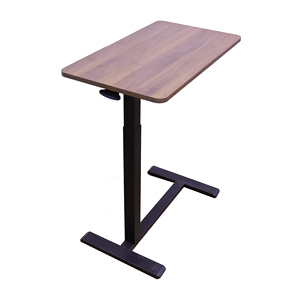 <span class=keywords><strong>Table</strong></span> de chevet pneumatique réglable avec roues Design moderne hôpital médical mobile debout bureau <span class=keywords><strong>Table</strong></span> de chevet chariot - Product Image 2